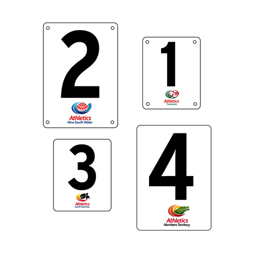 Picture of Hip  Lane Race Numbers