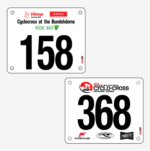Picture of Full Colour One Sided Shoulder Race Bibs