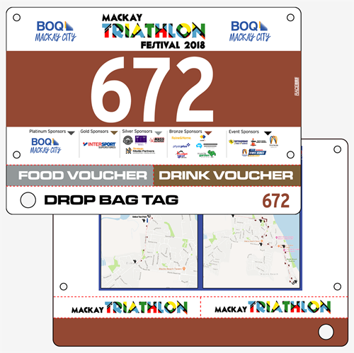 Show details for Full Colour Two Sided Race Bibs with Tear off Tags