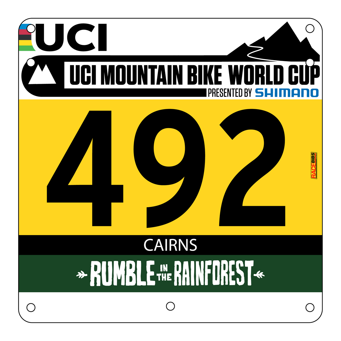 Mtb race hot sale number plates