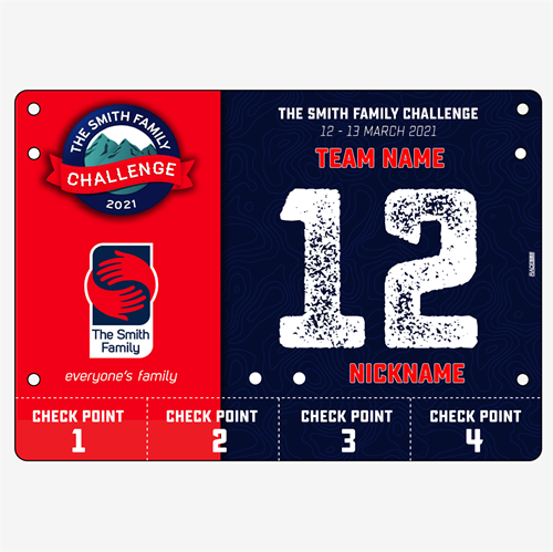 Show details for Full Colour Front, Black and White Reverse Race Bibs with Tear off Tags