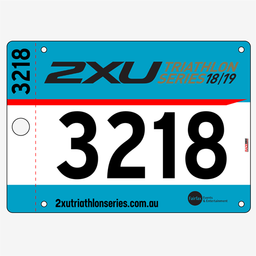 Show details for Full Colour Two Sided Race Bibs with Tear off Tags