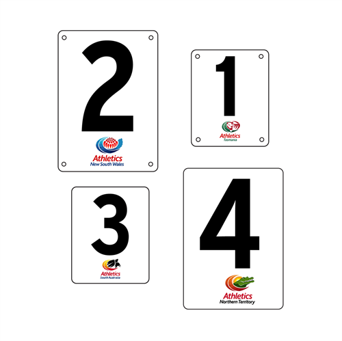 Show details for Hip  Lane Race Numbers