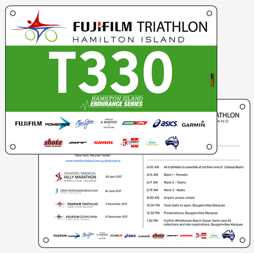 Picture of Full Colour Two Sided Race Bibs