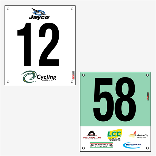 Picture of Full Colour One Sided UCI Race Bibs