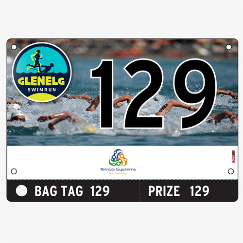 Show details for Full Colour Two Sided Race Bibs with Tear off Tags