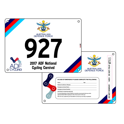 Show details for Full Colour Two Sided Race Bibs